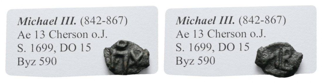  Antike, Byzanz, Bronze; 0,90 g   