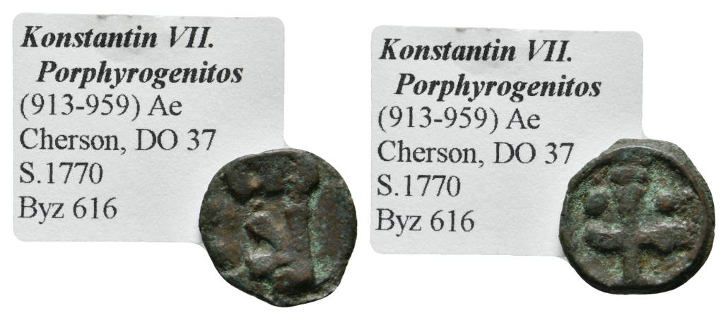  Antike, Byzanz, Bronze; 2,56 g   