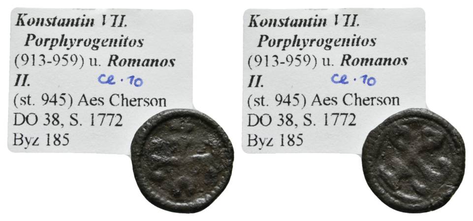  Antike, Byzanz, Bronze; 2,97 g   