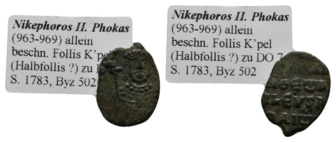  Antike, Byzanz, Bronze; 3,18 g   
