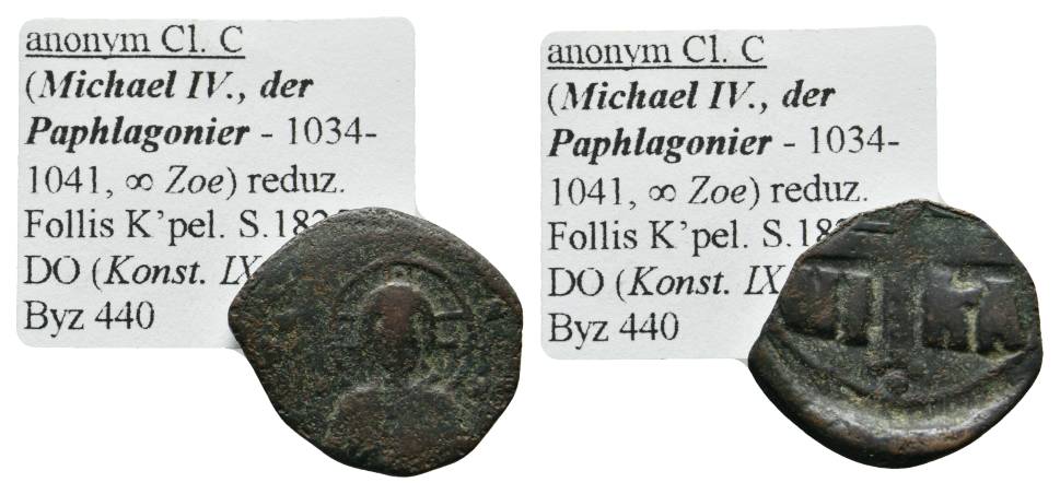  Antike, Byzanz, Bronze; 4,30 g   