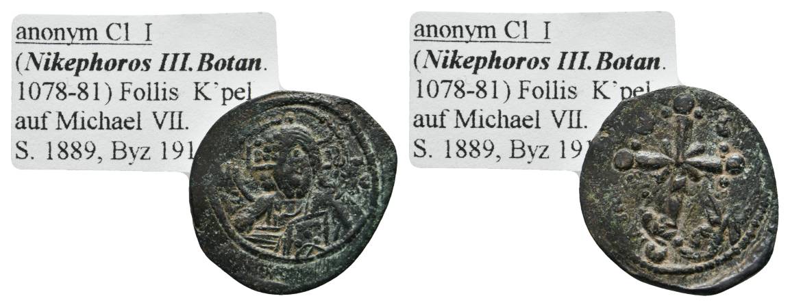  Antike, Byzanz, Bronze; 4,90 g   