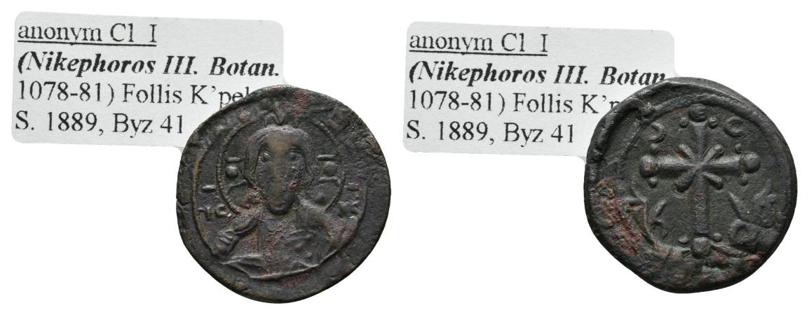  Antike, Byzanz, Bronze; 5,65 g   