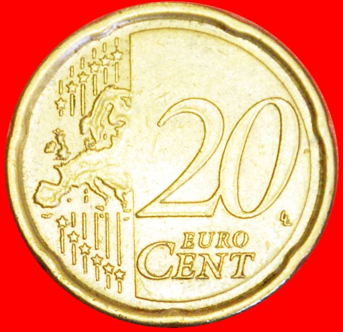  + SECOND MAP (2008-2019): ITALY ★ 20 EURO CENTS 2009R NORDIC GOLD! LOW START ★ NO RESERVE!   