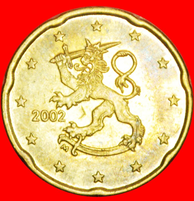  + TWO SWORDS (1999-2006): FINLAND ★ 20 EURO CENTS 2002 NORDIC GOLD! LOW START ★ NO RESERVE!   