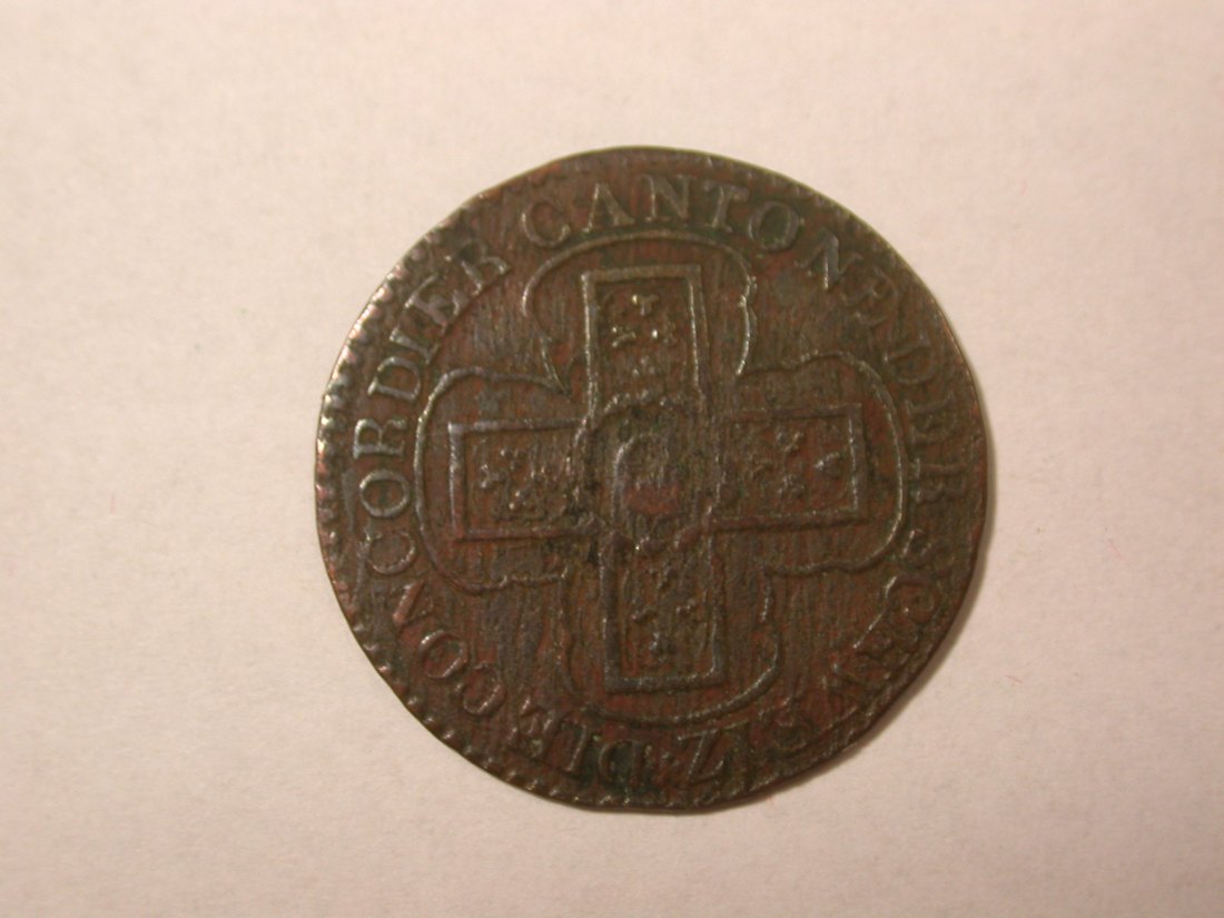 D01 Schweiz Bern 1 Batzen 1830 in s-ss seltenes Jahr ! Orginalbilder