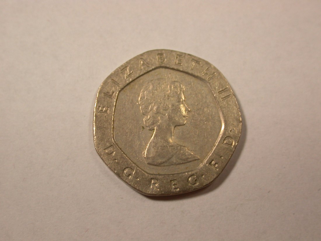  D01 Großbritannien 20 Pence 1984 in ss+ Orginalbilder   