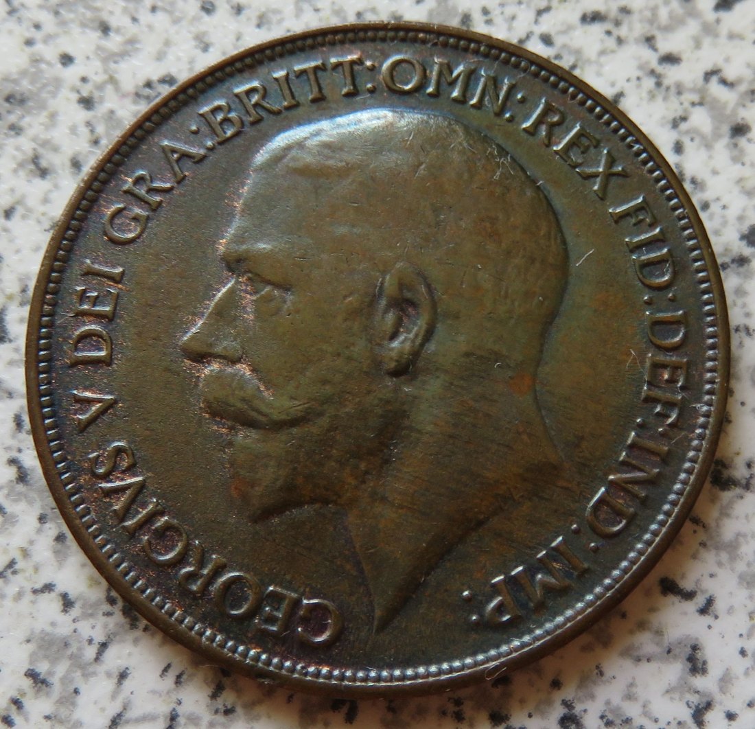  Großbritannien One Penny 1913   