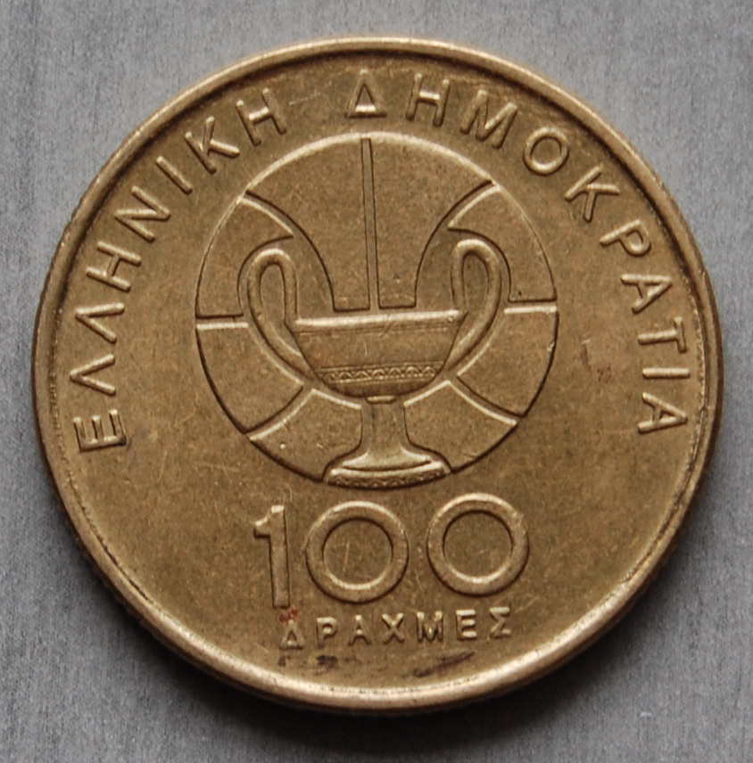  100 Drachmai Griechenland  1998 KM 170   