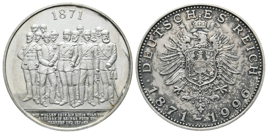 BRD, Medaille 1996 PP; Cu/Ni; 16,05 g; Ø 33 mm   