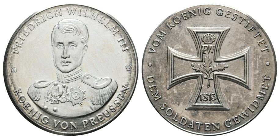 Preußen, Medaille o.J. PP; Cu/Ni; 12,00 g; Ø 30 mm   