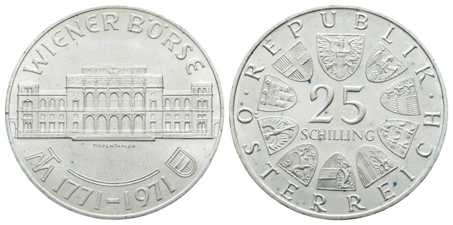  Österreich; 25 Schilling 1971   