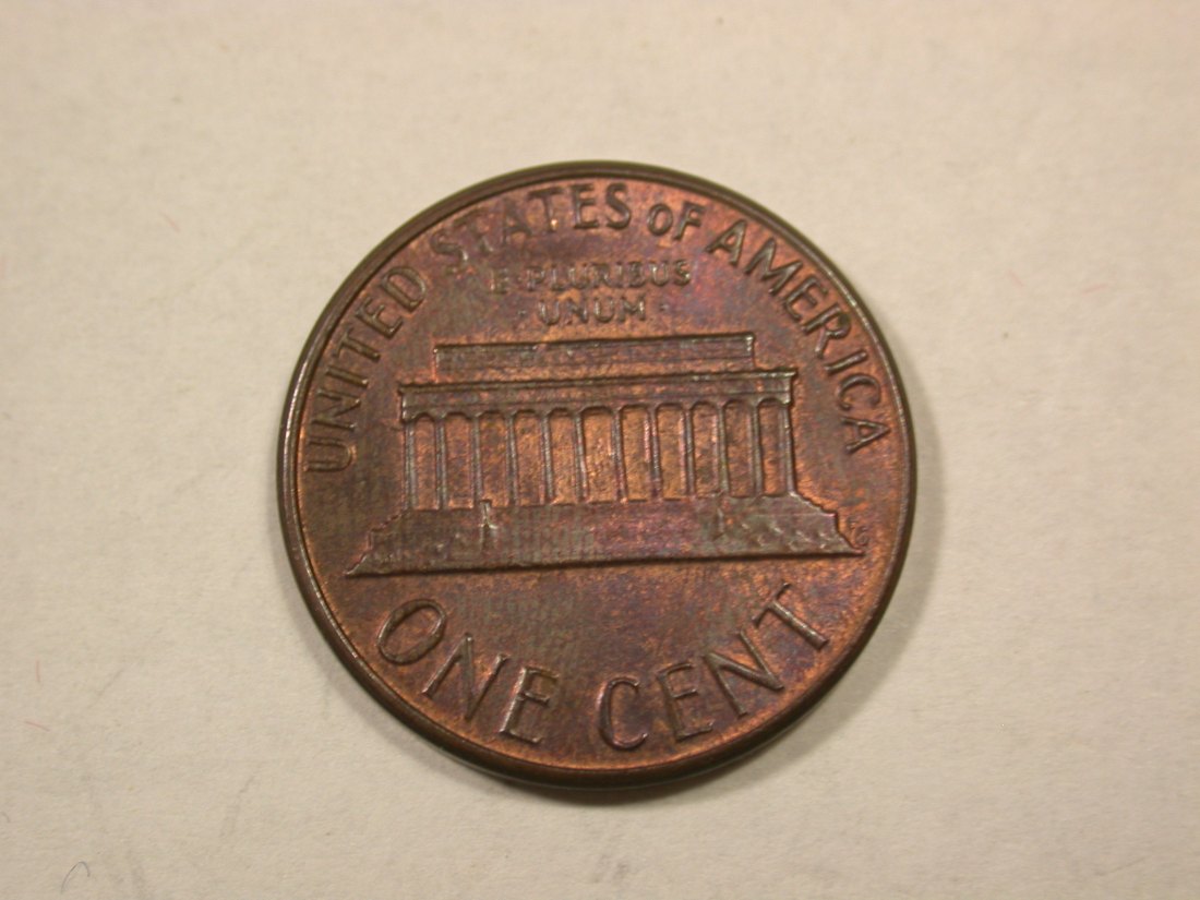  D03 USA  1 Cent  1978 D in St-fein  Orginalbilder   
