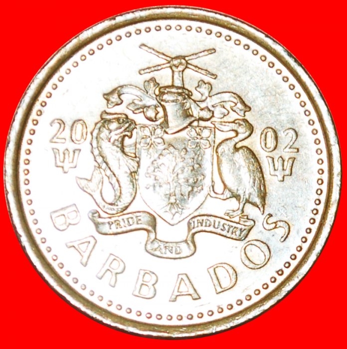  + GROSSBRITANNIEN (1973-2007): BARBADOS ★ 5 CENTS 2002! OHNE VORBEHALT!   