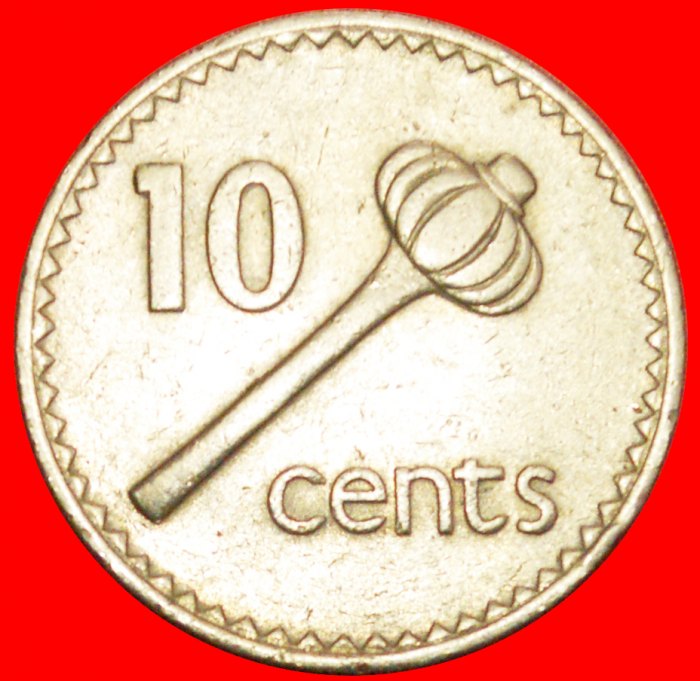 + WAFFE (1969-1985): FIJI ★ 10 CENTS 1977! OHNE VORBEHALT!