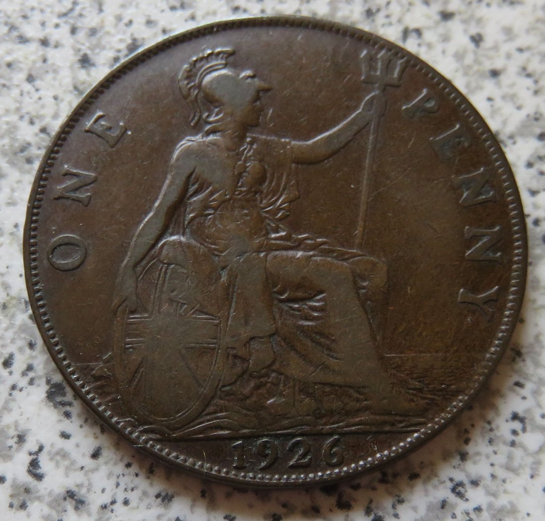  Großbritannien One Penny 1926   
