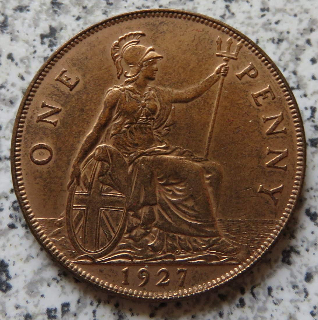  Großbritannien One Penny 1927   