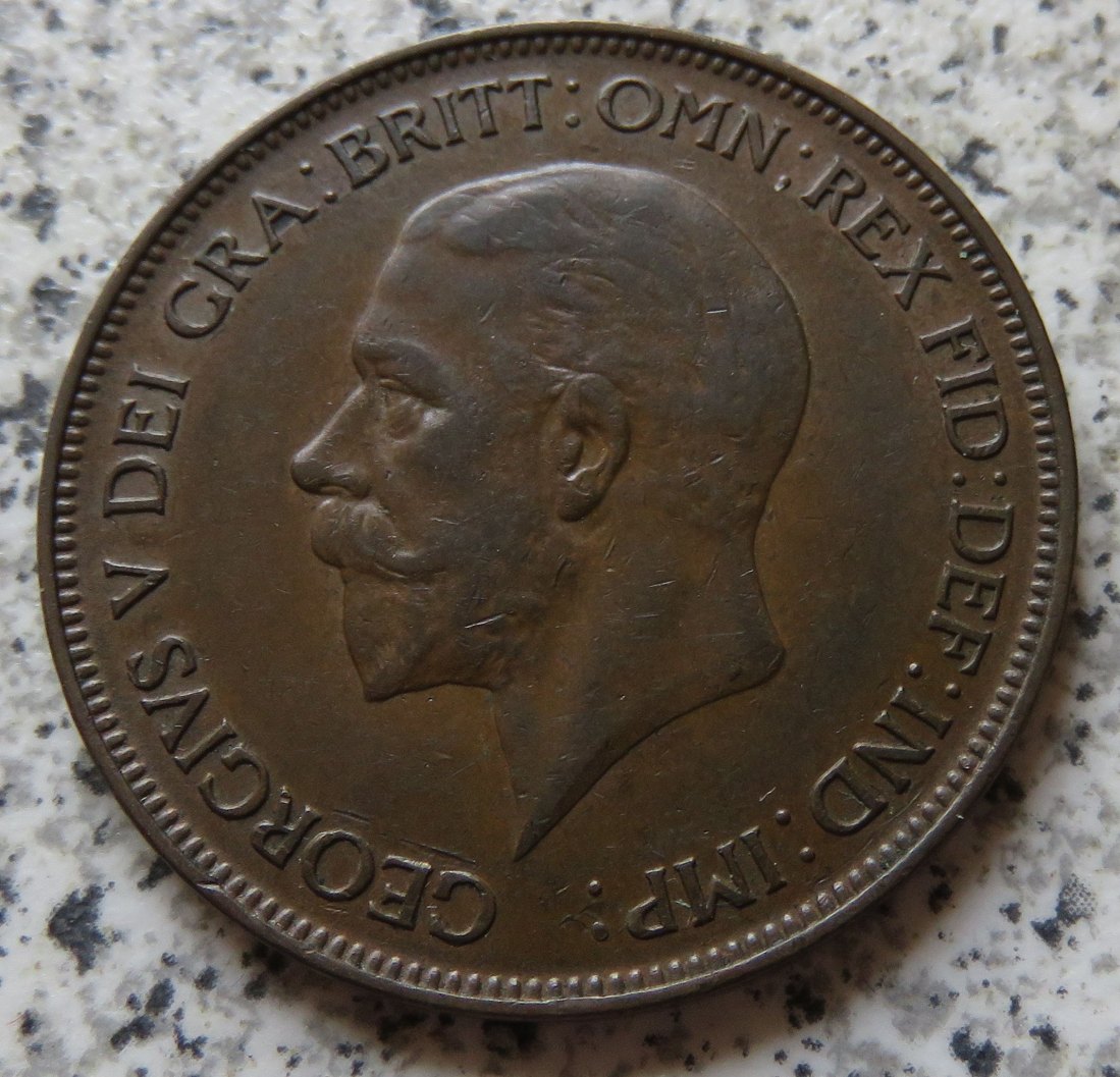  Großbritannien One Penny 1931   