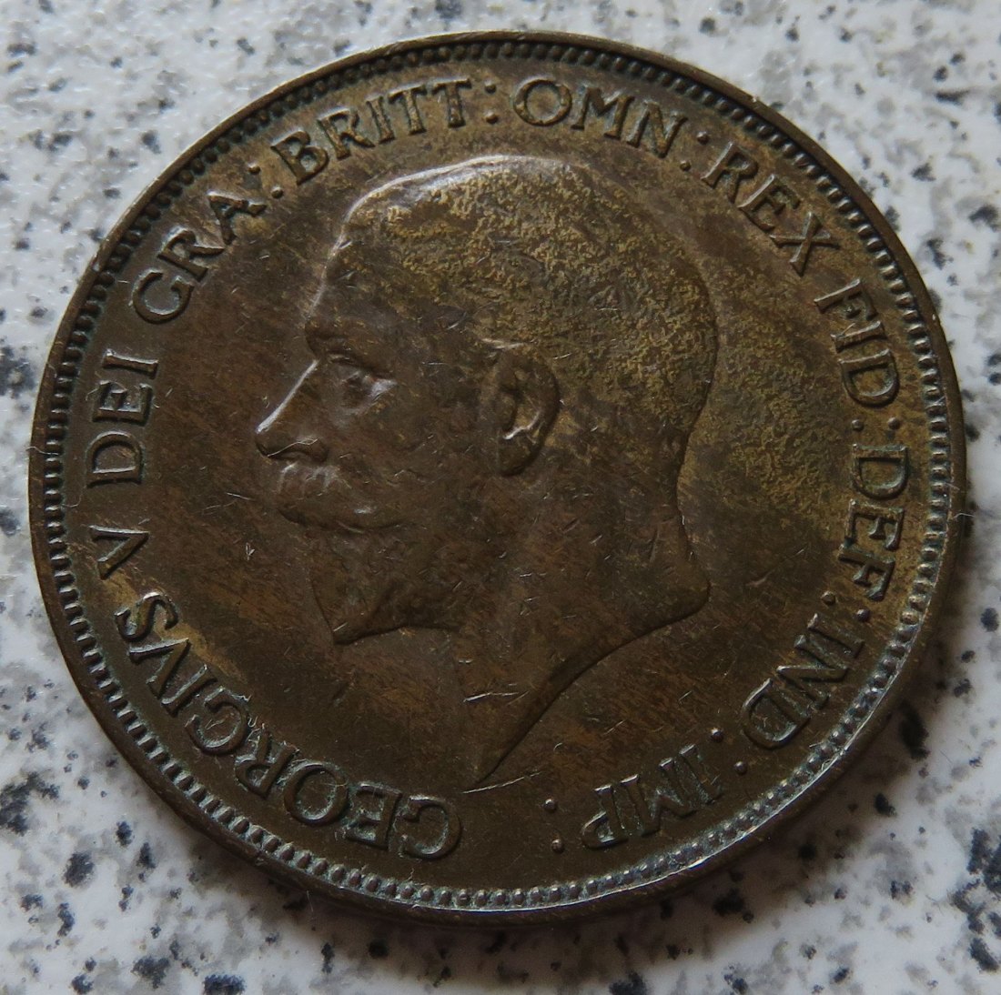  Großbritannien One Penny 1934, besser   