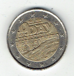  2 Euro Frankreich 2014 (D-Day)(g1200)   