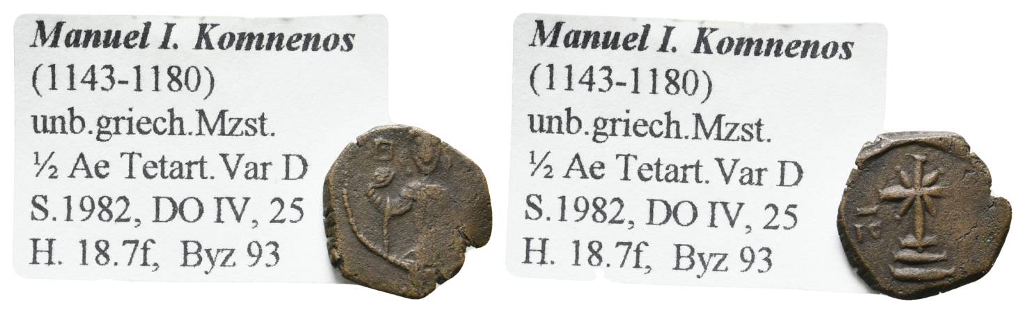  Antike, Byzanz, Bronze; 1,64 g   