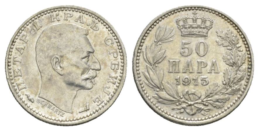  Serbien; 50  Para 1915   