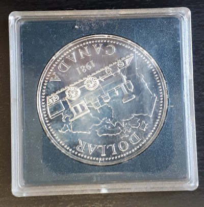  Kanada  1 Dollar 1981 Feingewicht: 11,66g  Silber FM-Frankfurt   