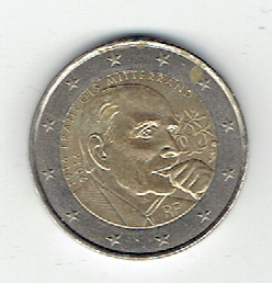  2 Euro Frankreich 2016 (F.Mitterand)(g1223)   