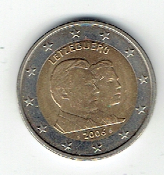  2 Euro Luxemburg 2006 (Geburtstag des Thronfolgers)(g1231)   