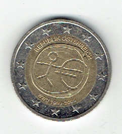  2 Euro Österreich 2009(10 Jahre WWU)(g1238)   
