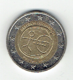 2 Euro Österreich 2009(10 Jahre WWU)(g1238)
