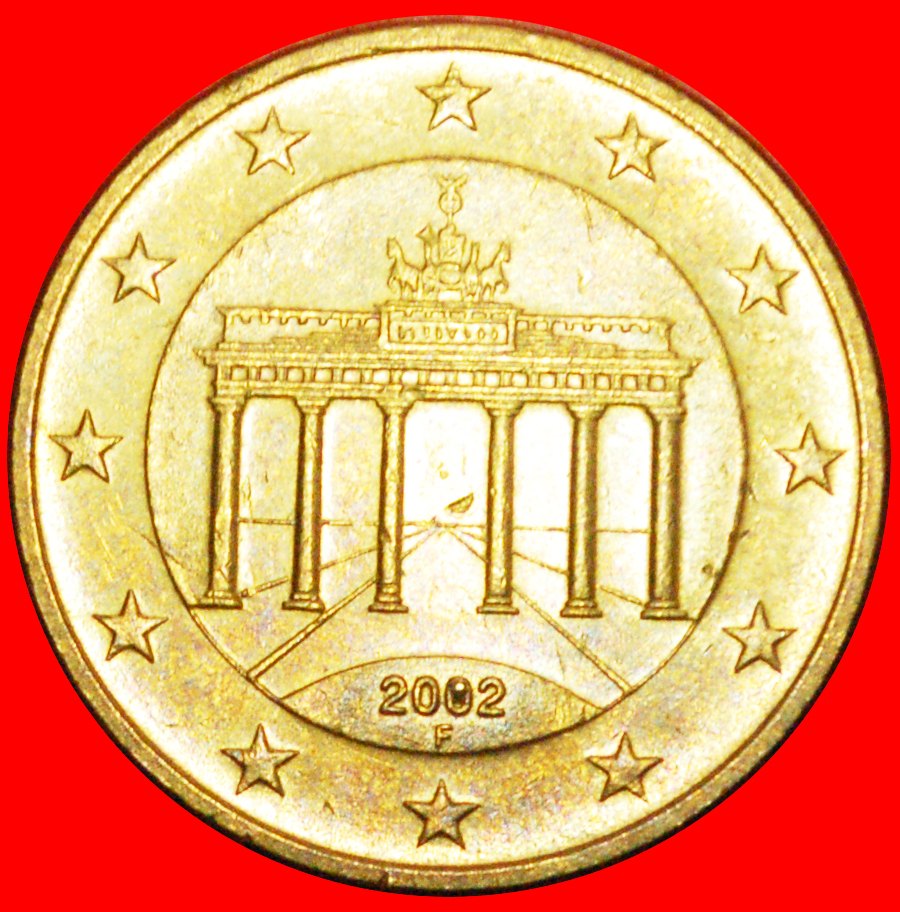  + NORDIC GOLD (2002-2006): GERMANY ★ 50 EURO CENT 2002F MINT LUSTER! LOW START ★ NO RESERVE!   
