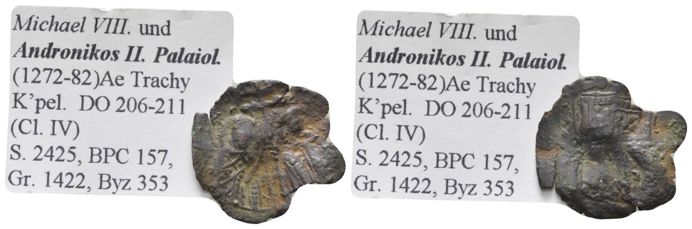  Antike, Byzanz, Ae-Trachy Konstantinopel; 1,27 g   