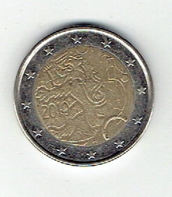 2 Euro Finnland 2010 (100 Jahre Finnische Währung)(g1183)   