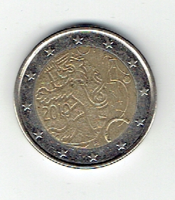 2 Euro Finnland 2010 (100 Jahre Finnische Währung)(g1183)