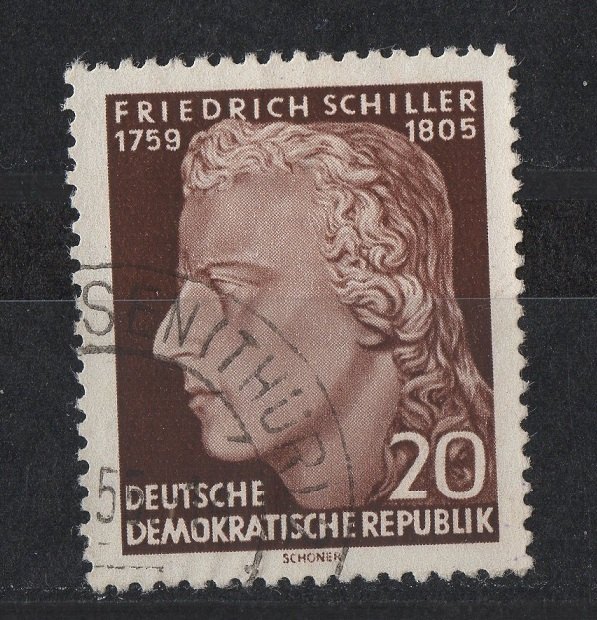 DDR 1955 Mi: 466A gestempelt,Echt gelaufen ; Wasserzeichen undefiniert!