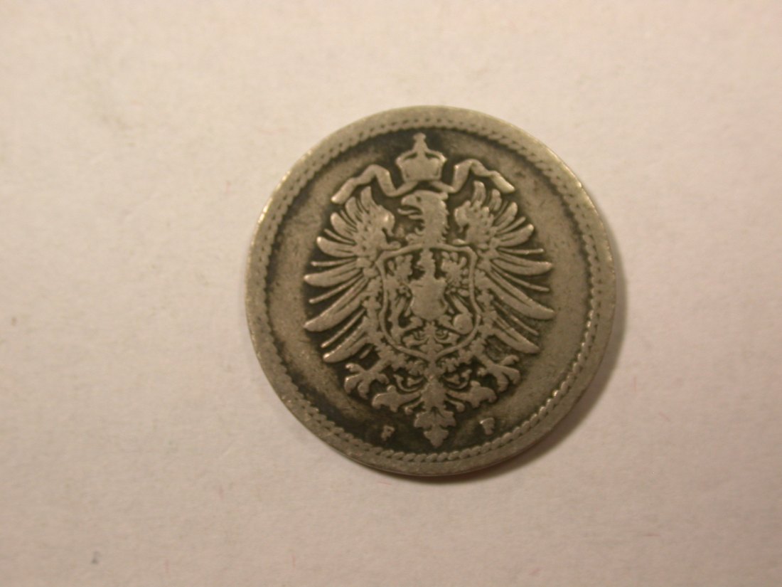  D04  KR  5 Pfennig 1876 F in f.s   Orginalbilder   
