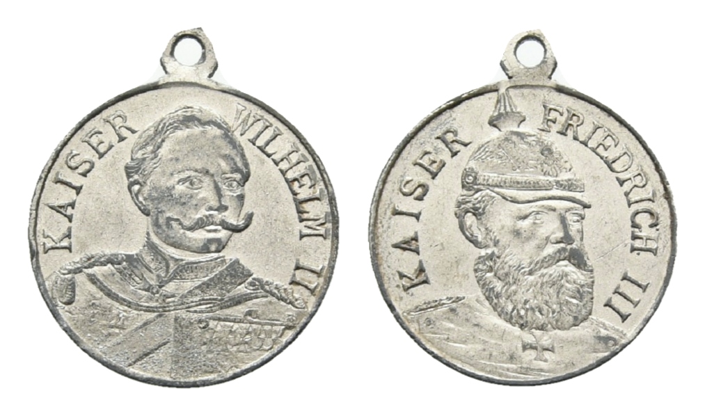  Medaille o.J., Zink; tragbar, 3,72 g, Ø 27 mm   