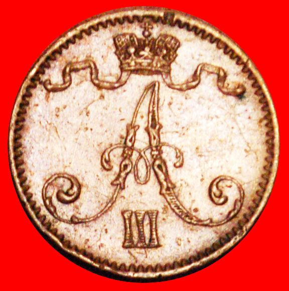  + ALEXANDER III (1881-1894): FINLAND russia, the USSR in future★1 PENNY 1893★LOW START ★ NO RESERVE!   