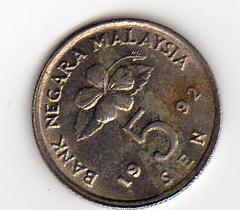  Malaysia 5 Sen 1992   