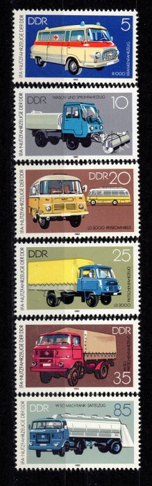  DDR 1982 Mi. 2744-2749 Komplett-Satz (6 W.) **Postfrisch / Mi 3,80 €   