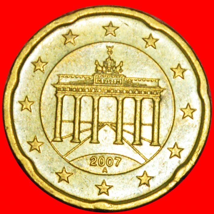  + NORDISCHES GOLD (2007-2019): DEUTSCHLAND ★ 20 EURO CENT 2007A! OHNE VORBEHALT!   