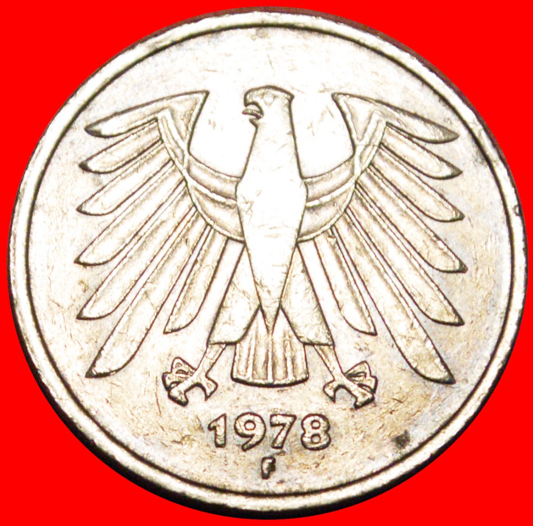  + ADLER (1975-2001):  DEUTSCHLAND ★ 5 MARK 1978F! OHNE VORBEHALT!   