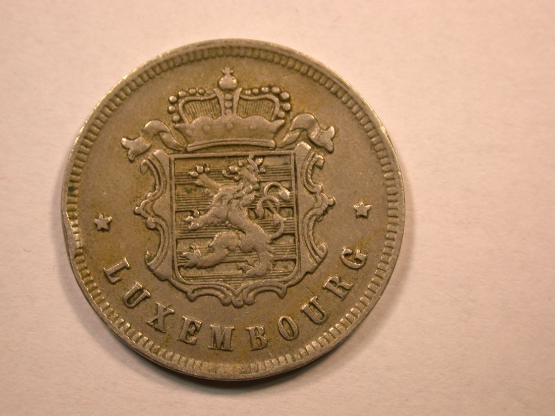  D06  Luxemburg  25 Centime 1927 in ss+ Orginalbilder   