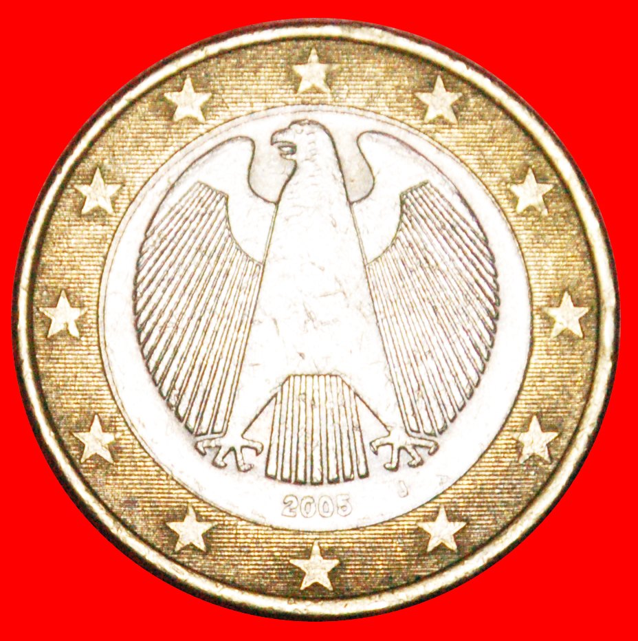 + PHALLIC TYPE (2002-2006): GERMANY ★ 1 EURO 2005J! LOW START ★ NO RESERVE!