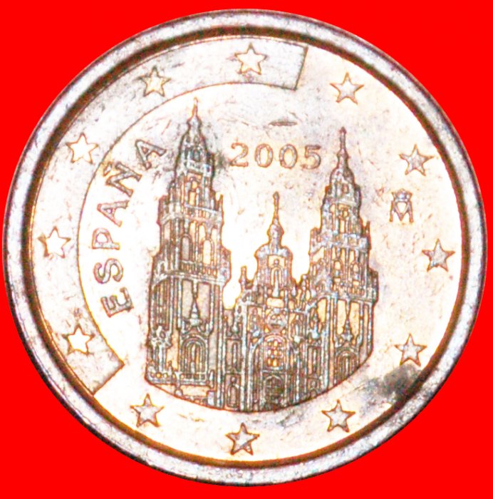 + CATHEDRAL (1999-2009): SPAIN ★ 2 EURO CENT 2005! LOW START ★ NO RESERVE!