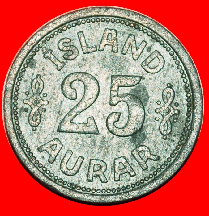 + GREAT BRITAIN: ICELAND ★ 25 ORE 1942 WARTIME (1939-1945)! LOW START ★ NO RESERVE!