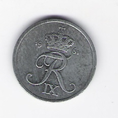  Dänemark 2 Öre 1961 Zink Schön Nr.56 (D2/253)   