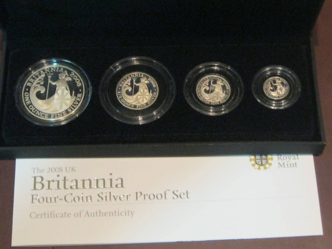  GREAT BRITAIN 2008 BRITTANIA PROOF SET.GRADE-PLEASE SEE PHOTOS.   