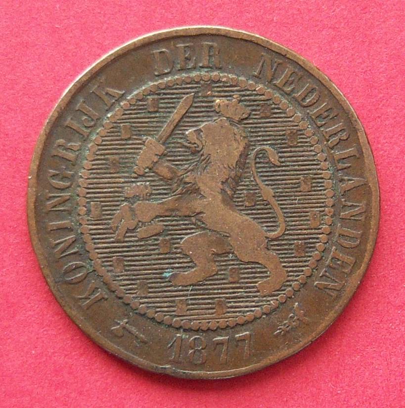  Niederlande 2 1/2 Cent 1877   